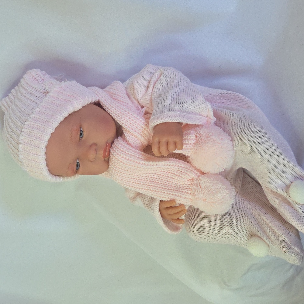 Realistic Reborn Baby Doll Llorens Full Vinyl Lifelike Anatomically Correct